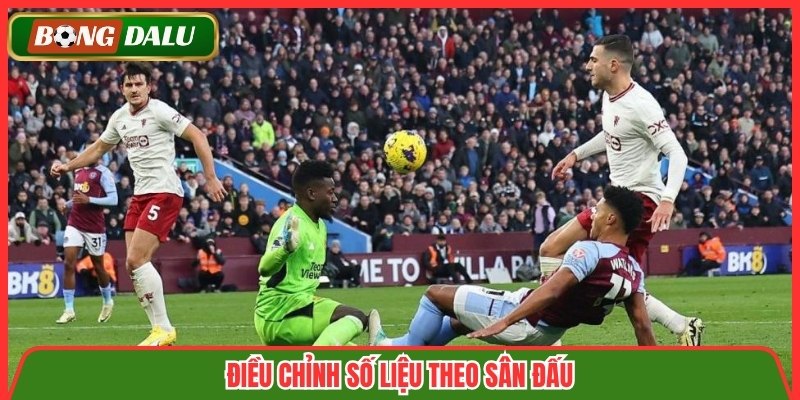 Điều chỉnh số liệu theo sân đấu