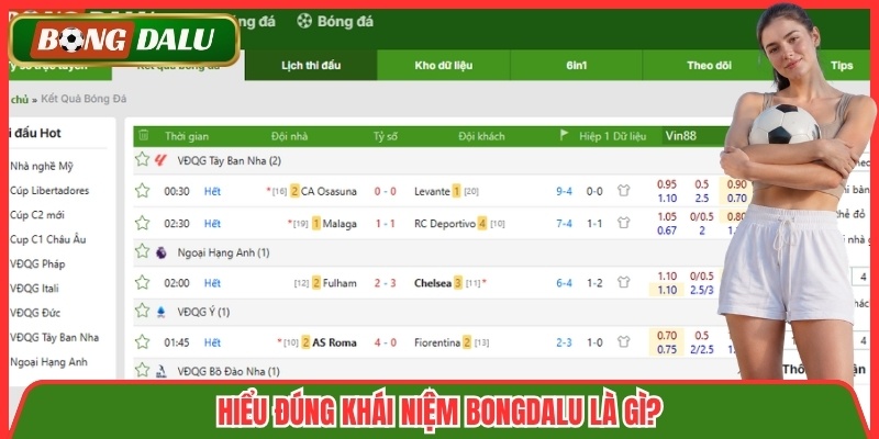 Hiểu đúng khái niệm Bongdalu là gì?