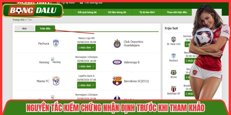 Nguyên tắc kiểm chứng nhận định trước khi tham khảo